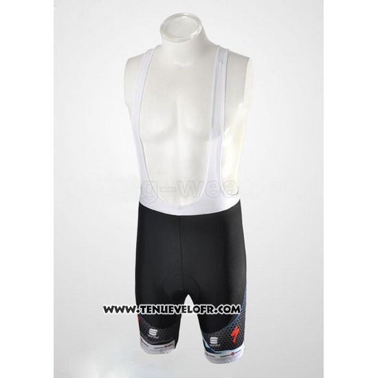 2010 Maillot Ciclismo Saxo Bank Noir et Blanc Manches Courtes et Cuissard